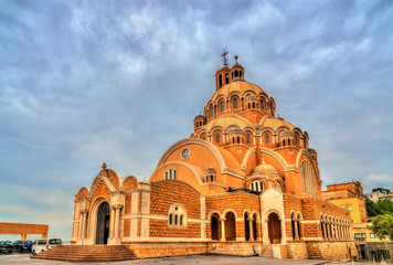 Fototapeta premium Melkite Greek Catholic basilica of St. Paul at Harissa, Lebanon