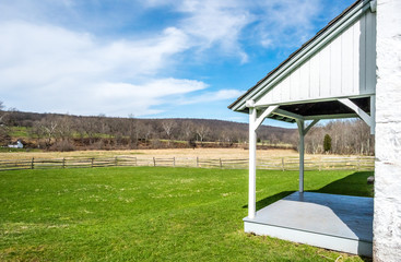19th Century Front Porch View of Pennsylvania at Hopewell Furnace National Historic Site