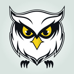 logo owl vector