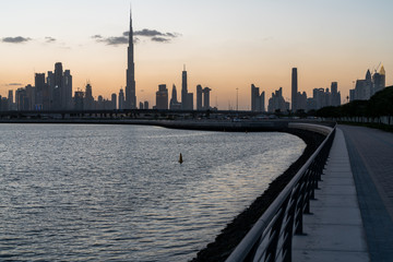 Dubai skyline city view, United arabic emirates