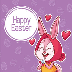 Happy easter poster