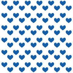 blue hearts love decoration background