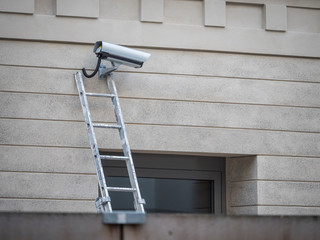 Servicing a CCTV  used for surveillance