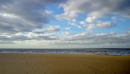 Playa mar cielo de sanlucar