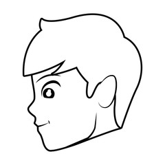 young man cartoon