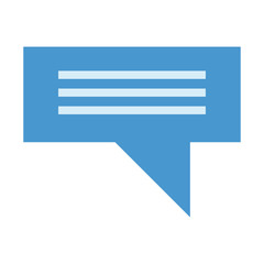 speech bubble message