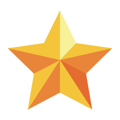 Fototapeta premium golden star symbol