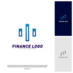 Stats Financial Advisors Logo Design Concept. Finance logo Template Vector Icon
