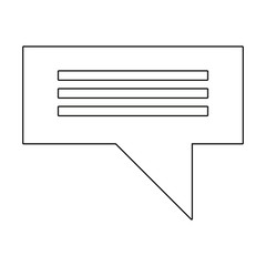 speech bubble message