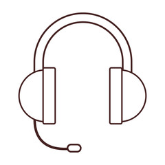 Obraz premium music earpods cartoon