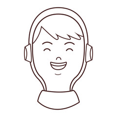 space astronaut face cartoon