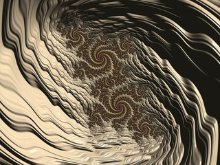 Fractal a never-ending pattern. Abstract Computer generated Fractal design. Fractals are infinitely complex patterns that are self-similar across different scales. Great for cell phone wall paper. 