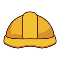 construction builder helmet cartoon