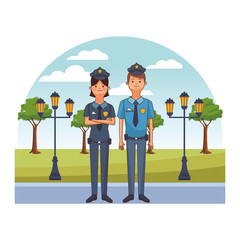 police couple avatars