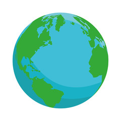 globe isolated icon