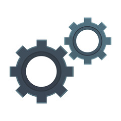 gears isolated icon