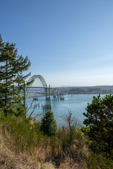 Yaquina Bay bridge in Newport Oregon