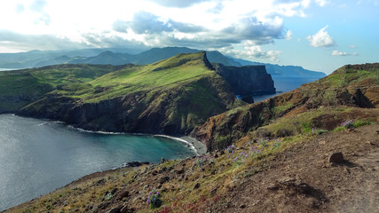 Fototapeta na wymiar Cabo Sao Lorenco, beautiful cape of Madeira, Portugal