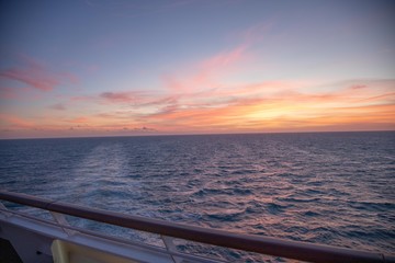 Cruise sunrise