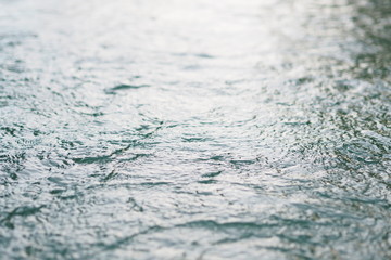 Obraz premium Surface Water with Bubbles