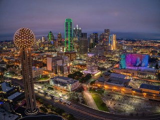Dallas is a major American City in the State of Texas - obrazy, fototapety, plakaty