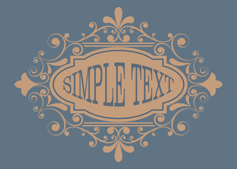 Label design template