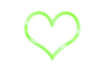 Heart light ring.   ハートの光の環 