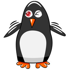 Penguin cartoon clipart