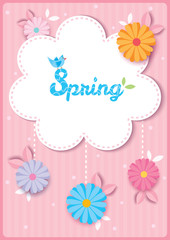 spring-flower-template