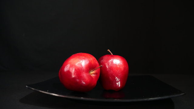 Fresh apple on fruit image