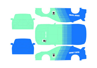 WRX Drift car graphic (FALKEN STYLE) © JonesYue