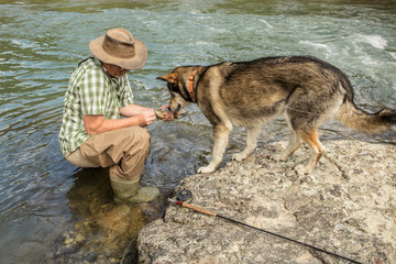 Fishing Dog