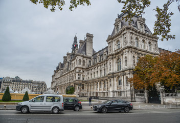 Fototapeta premium Old buildings in Paris, France