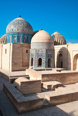Shahi-Zinda necropolis in Samarkand, Uzbekistan
