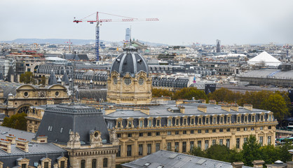 Aerial view of Paris, France