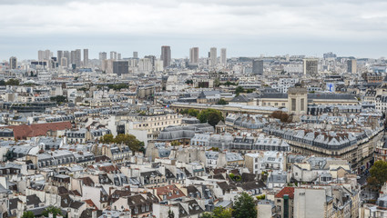 Aerial view of Paris, France