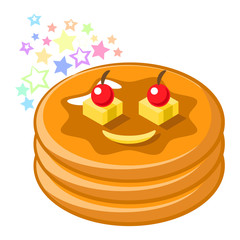 Pancake clipart design