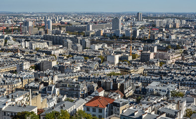 Obraz premium Aerial view of Paris, France