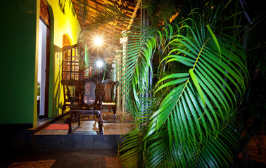 Obraz na płótnie Canvas Night in tropical resort