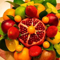 Composition of fresh fruit and berries