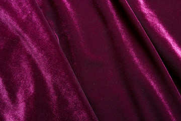 Fototapeta na wymiar Background of violet fabric