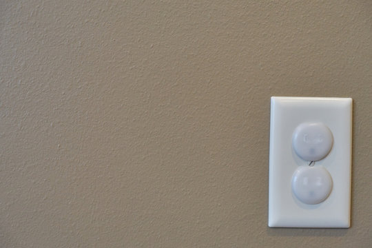 Child Proofed Covered Electrical Outlet