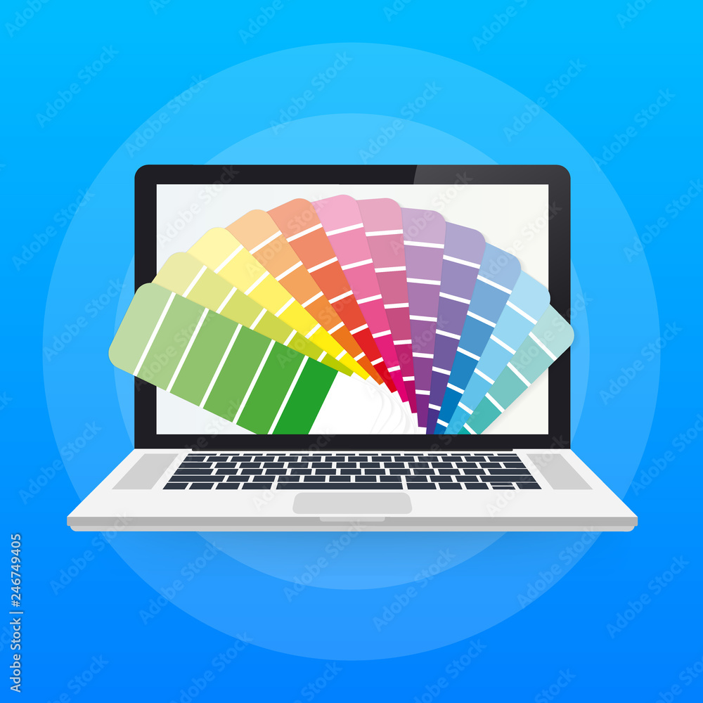 Poster web design illustration. concept of creating websites, designed banners for ui, ux design and web de
