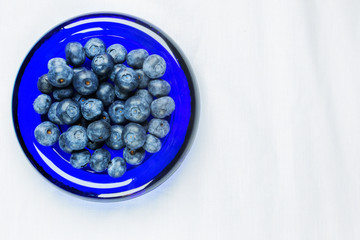 Bowl of blueberries