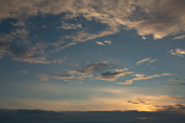 sky sunset cloud clouds