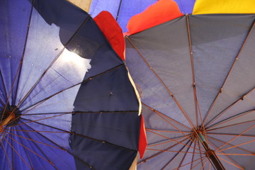 Beach umbrellas