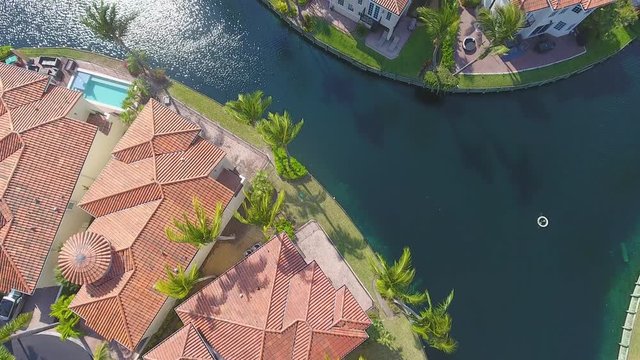 Miami aerial drone footage 4k
