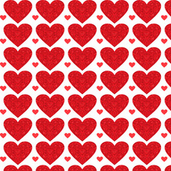 Valentine's day heart, Valentine's day holiday, red color hearts, red calendar day, romantic greeting card, hearts pattern for packaging