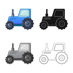 Vector design of farm and agriculture icon. Set of farm and plant vector icon for stock.