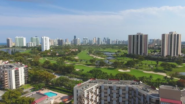 Miami aerial drone footage 4k